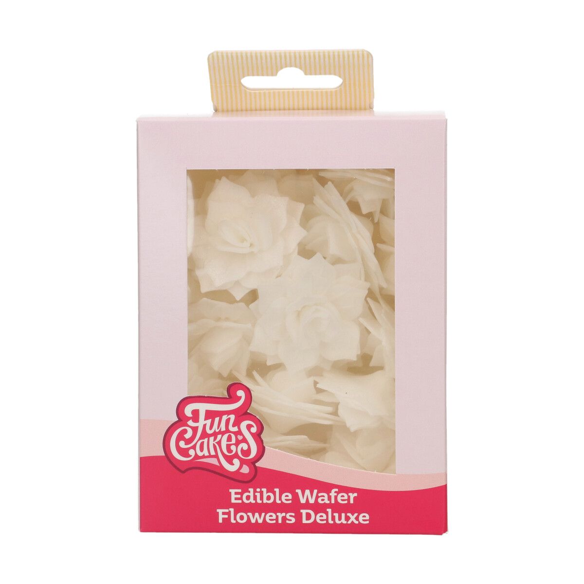 FunCakes Edible Wafer Flowers Deluxe Rose Rosalia White Medium pk/15 ...
